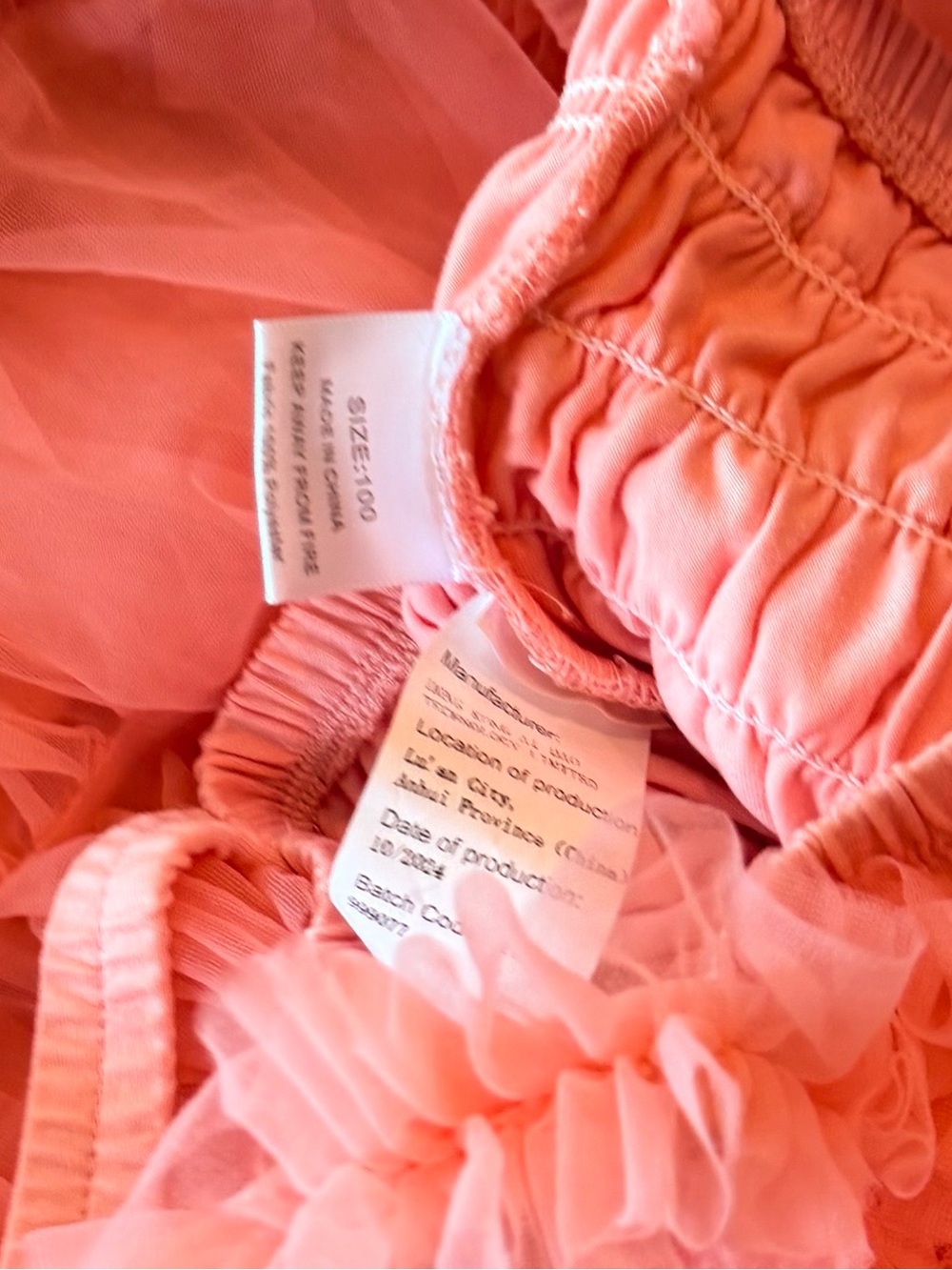 Ruffled Tulle Toddler Layered Dress - Picture 6 of 6